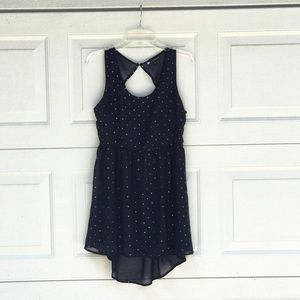 Navy and Gold Dress